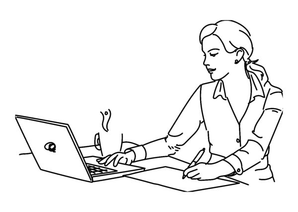 Бухгалтер раскраска