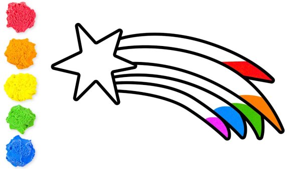 Звезда с радугой