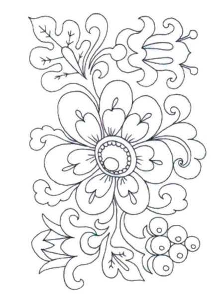 Роспись по дереву трафареты