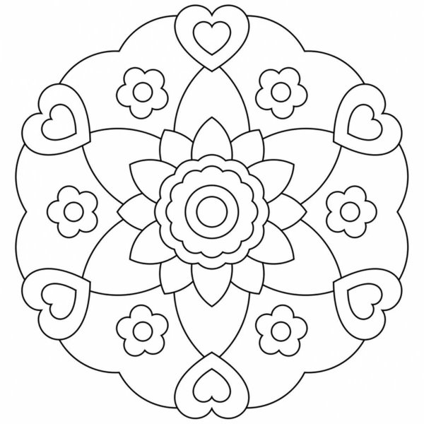 Мандала для дошкольников