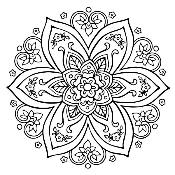 Раскраски узоры орнаменты