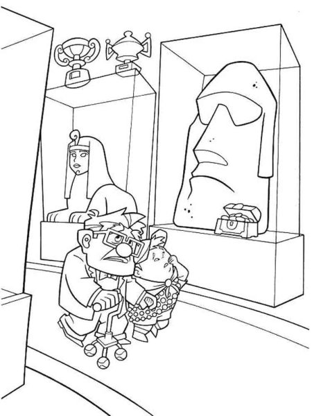 Музей раскраска