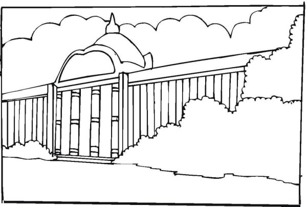 Раскраска достопримечательности Санкт-Петербурга для детей