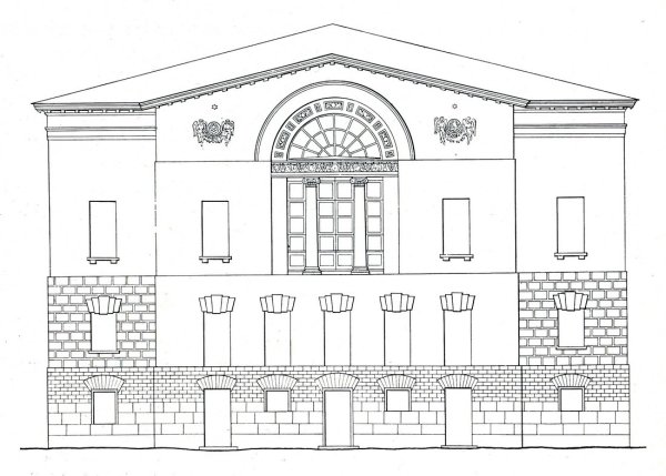 Фасады зданий для набросков