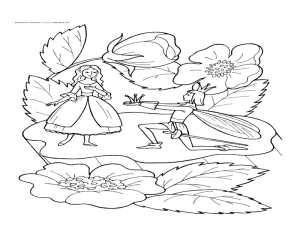 Дюймовочка Ханс Кристиан Андерсен