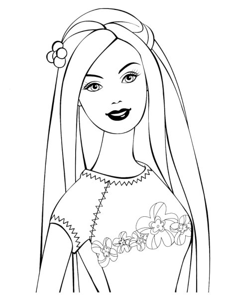 Барби рисунок