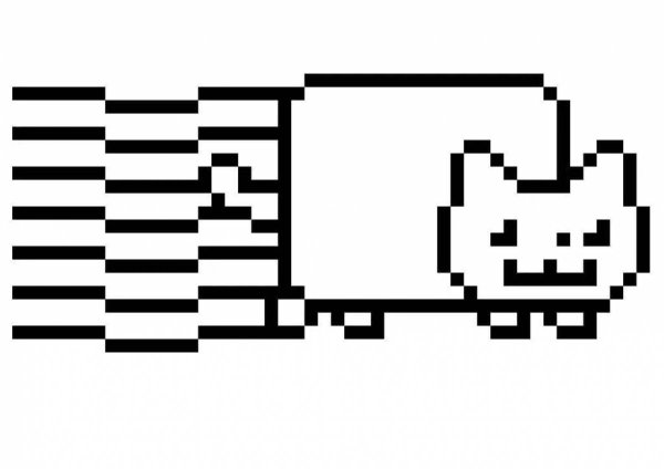 Nyan Cat раскраска