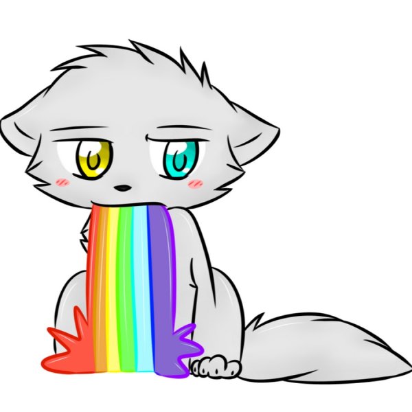 Аниме тошнит радугой