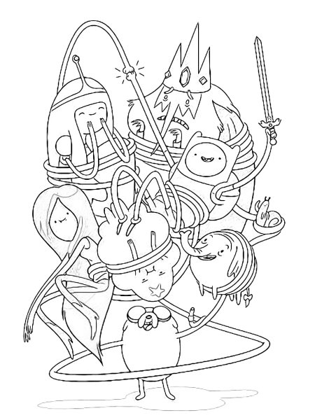 Раскраски время приключений