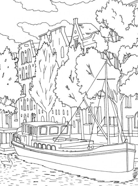 Раскраска "город"