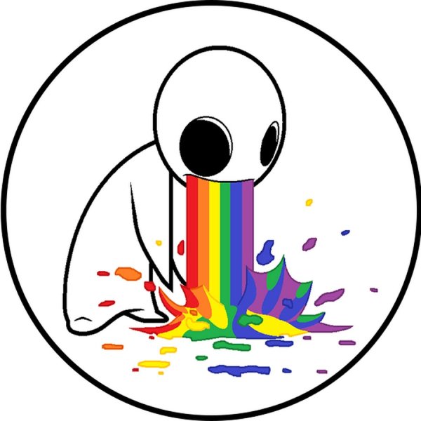 Блевание радугой