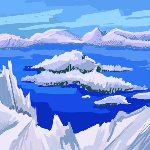 Рисовать облако с радугой изо рта