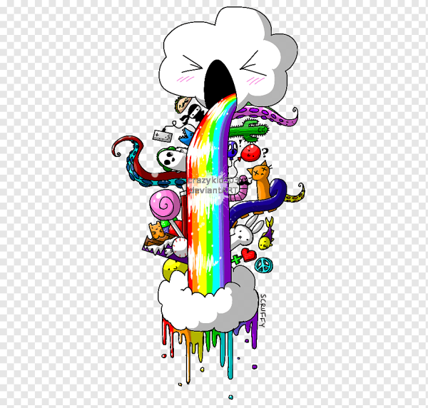 Радужная блевотина