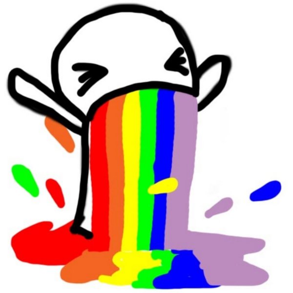 Аниме тошнит радугой