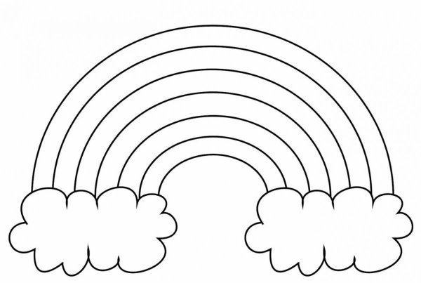 Радуга картинка для детей