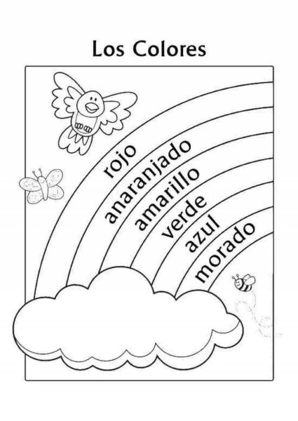 Испанский цвета задания