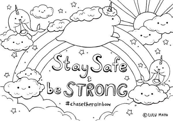 Раскраска миллион русалок Лулу Майо