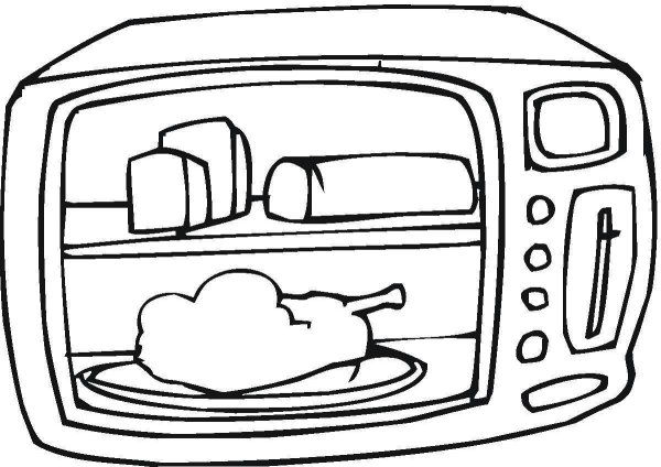 Бытовые приборы раскраска для детей