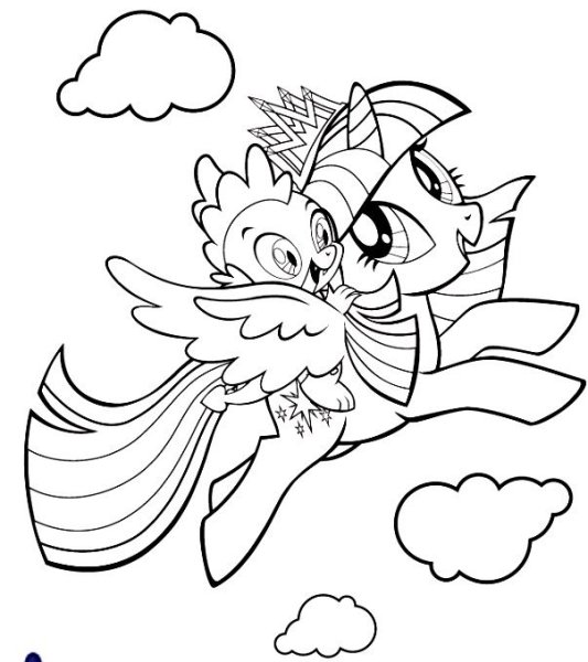 Радуга Дэш Русалка раскраска