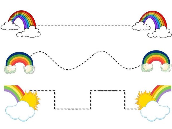 Радуга задания для детей