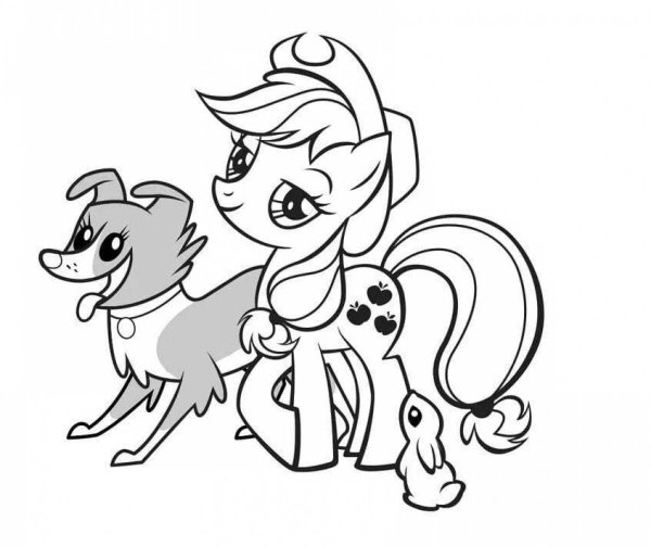 Аплджекпони раскраска