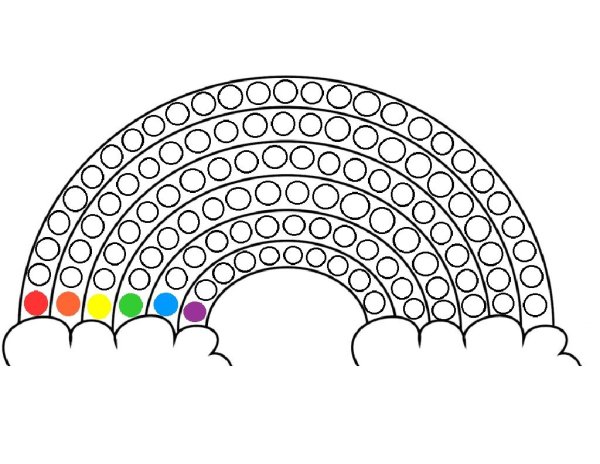 Рисование ватными палочками трафареты