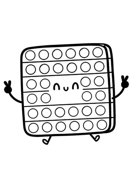 Картинка поп ИТ раскраска