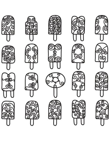 Раскраска маленький поп ИТ