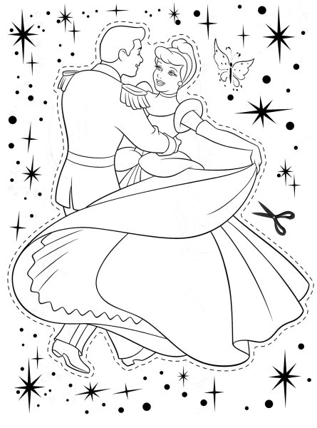 Вальс раскраска для детей