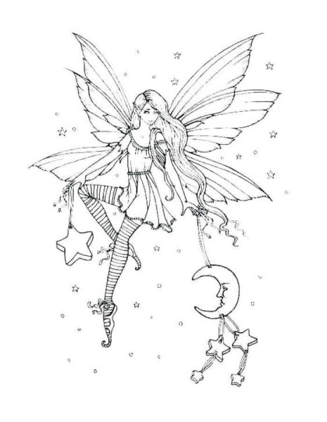 Фея. Волшебная раскраска