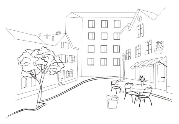 Раскраска "город"