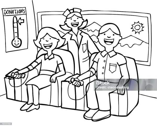 День донора раскраска