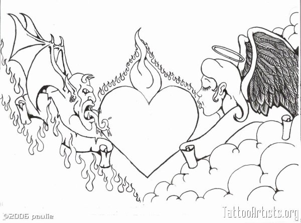 Раскраска добра и зла