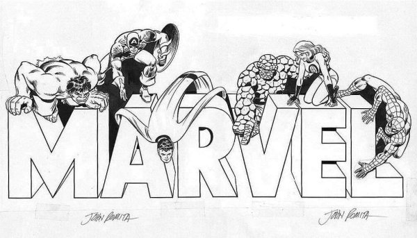 Марвел комикс логотип