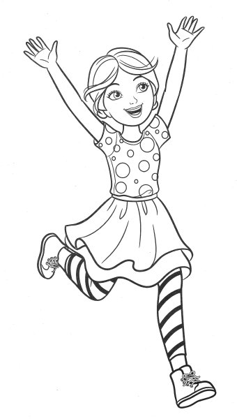 Раскраска Челси сестра Барби