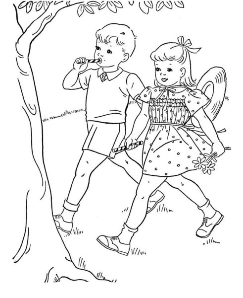 Раскраски ко Дню защиты детей