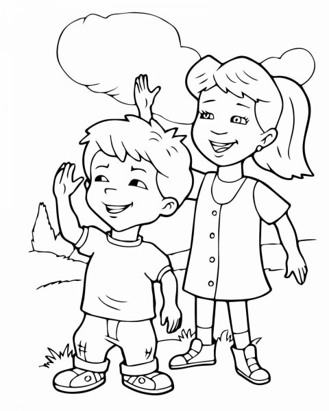 Раскраски для девочек и мальчиков