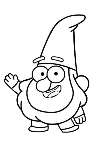 Раскраски Гравити Фолз