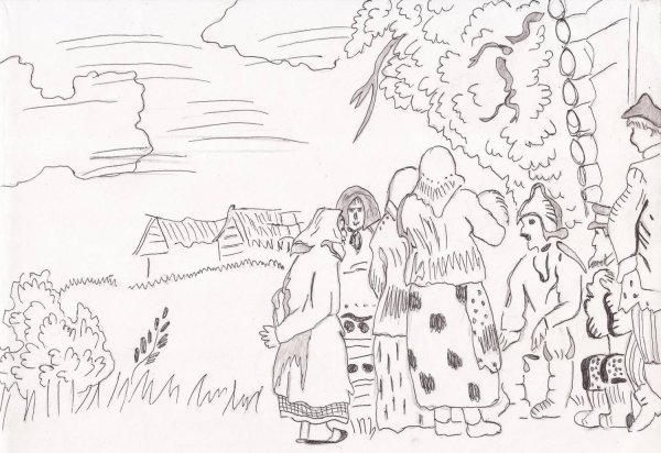 Раскраски к стихам Есенина