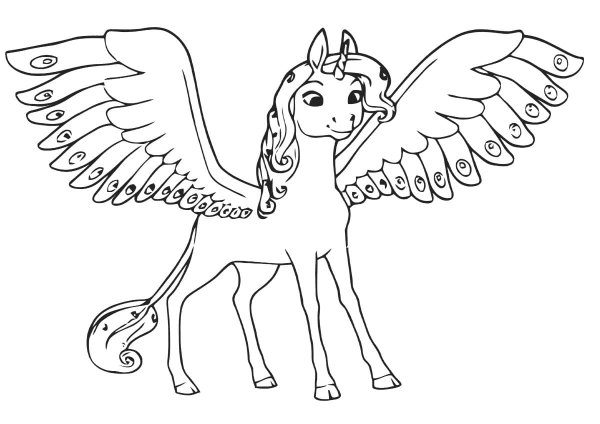 Миа и Ончо раскраска