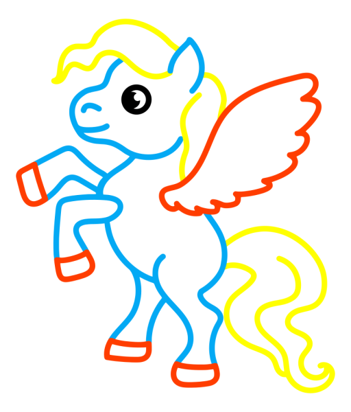 Цветные раскраски для малышей