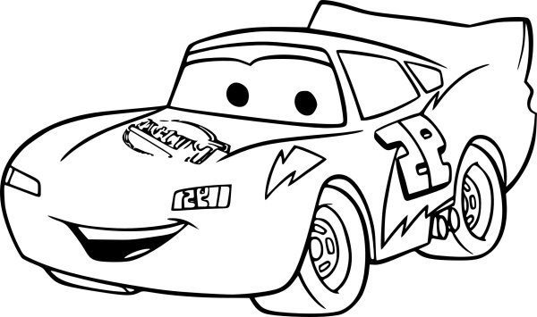 Молния Маккуин Тачки 3 раскраска