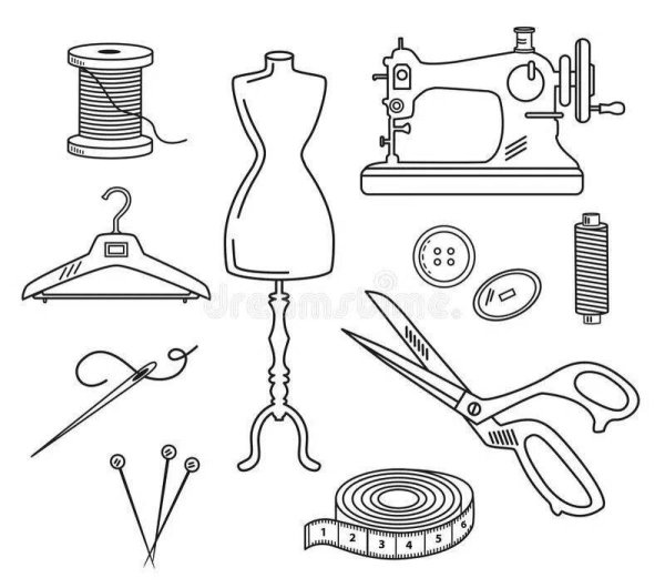Раскраска ателье для детей