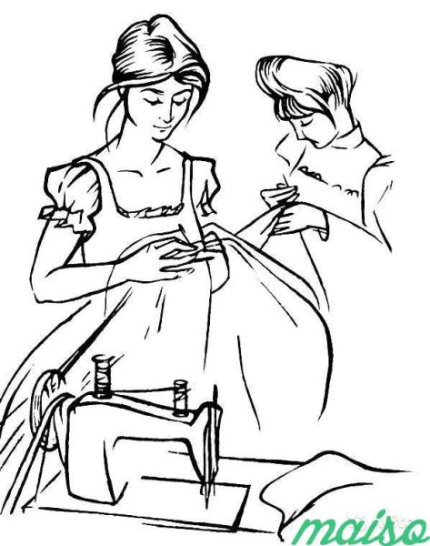 Швея рисунок