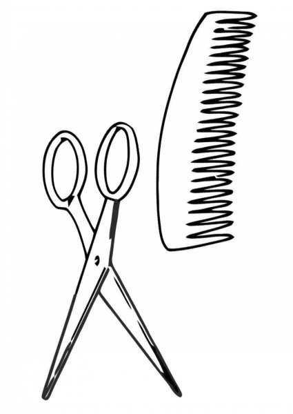 Раскраска туалетные принадлежности