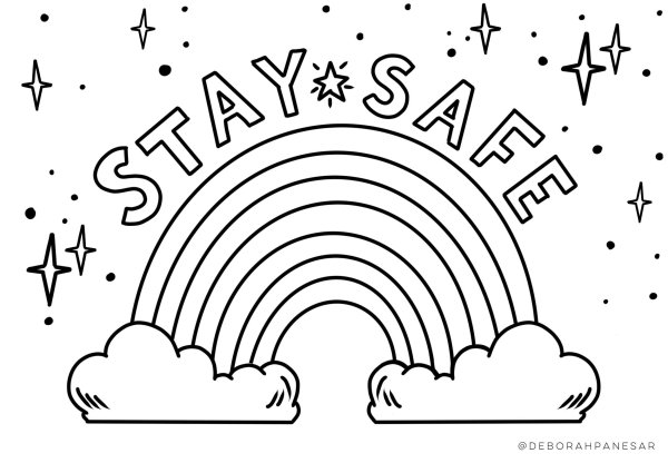 Раскраска радужных друзей