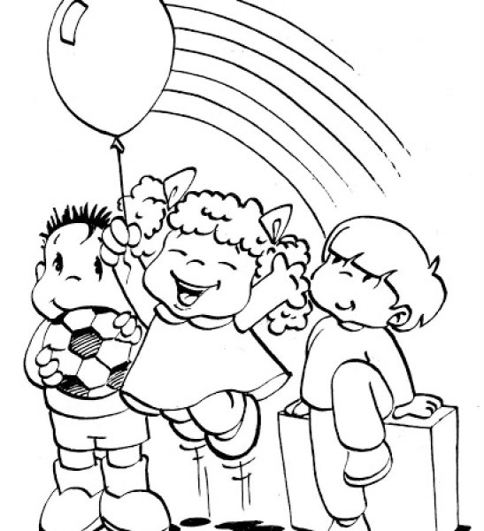 Раскраски ко Дню защиты детей