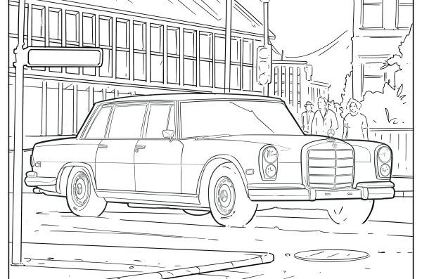 Раскраски машины Мерседес Гелендваген