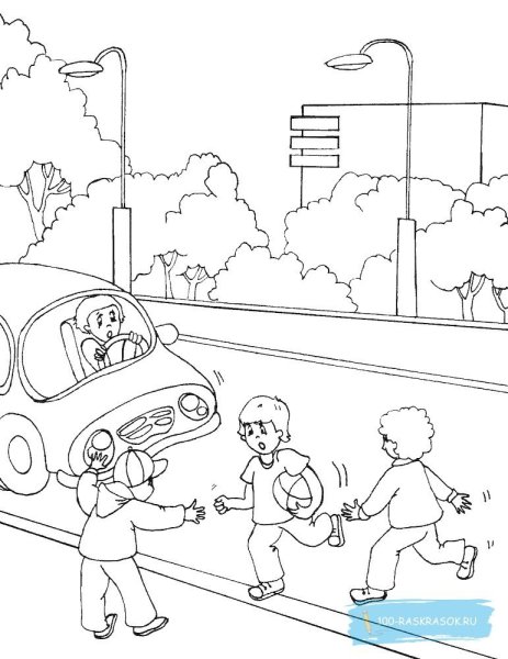 Безопасность на дороге задания для малышей