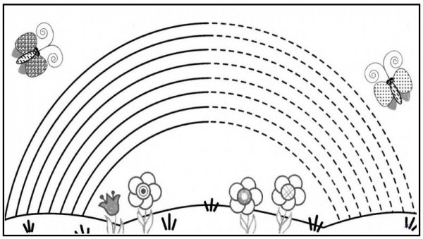 Радуга задания для детей